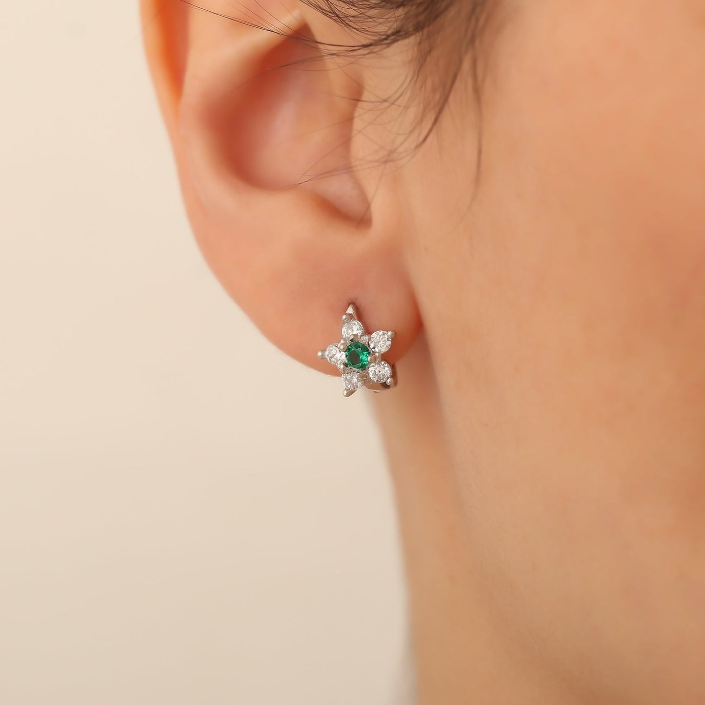 Green Star Ohrringe ohrringe