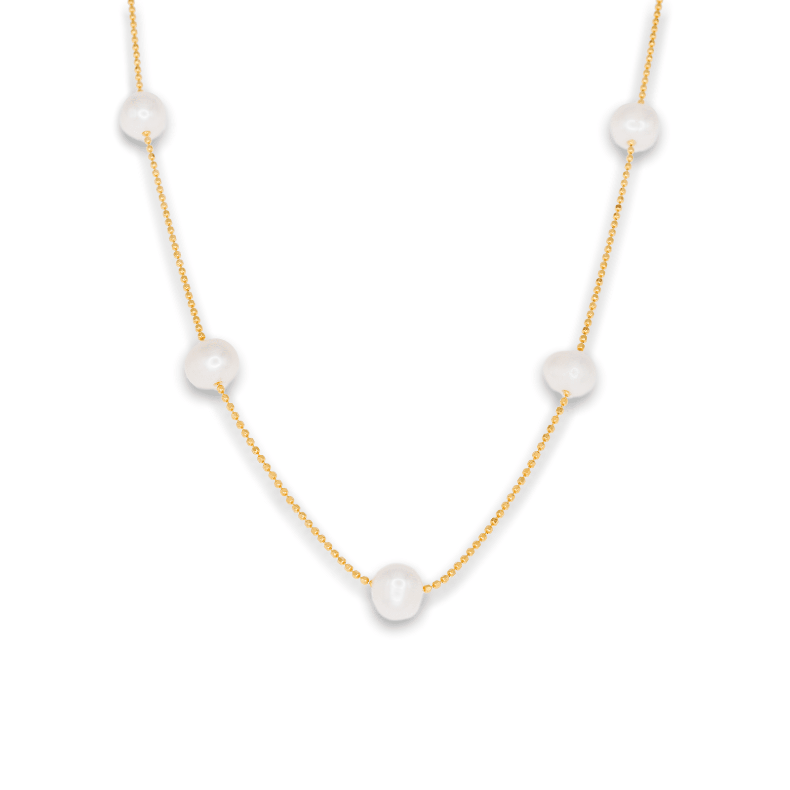 Precious Pearls Halskette - 14K Gold Edition