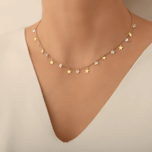 Fall in love with the beauty of the night sky with our Dreamers Stars Necklace