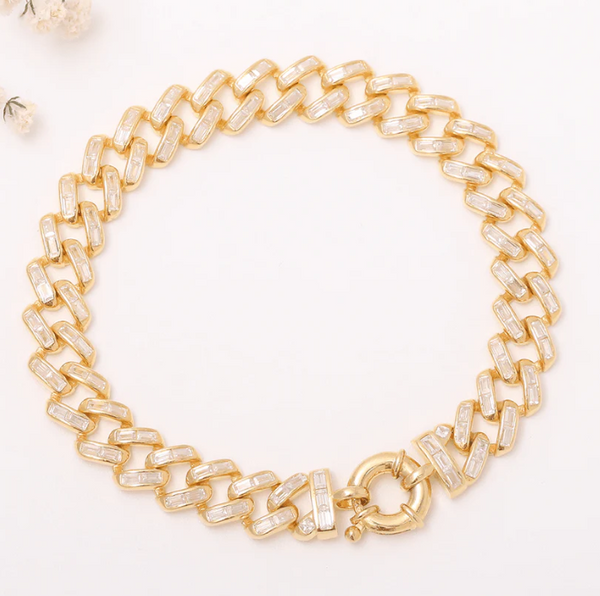 Back in time with the retro chain bracelet!