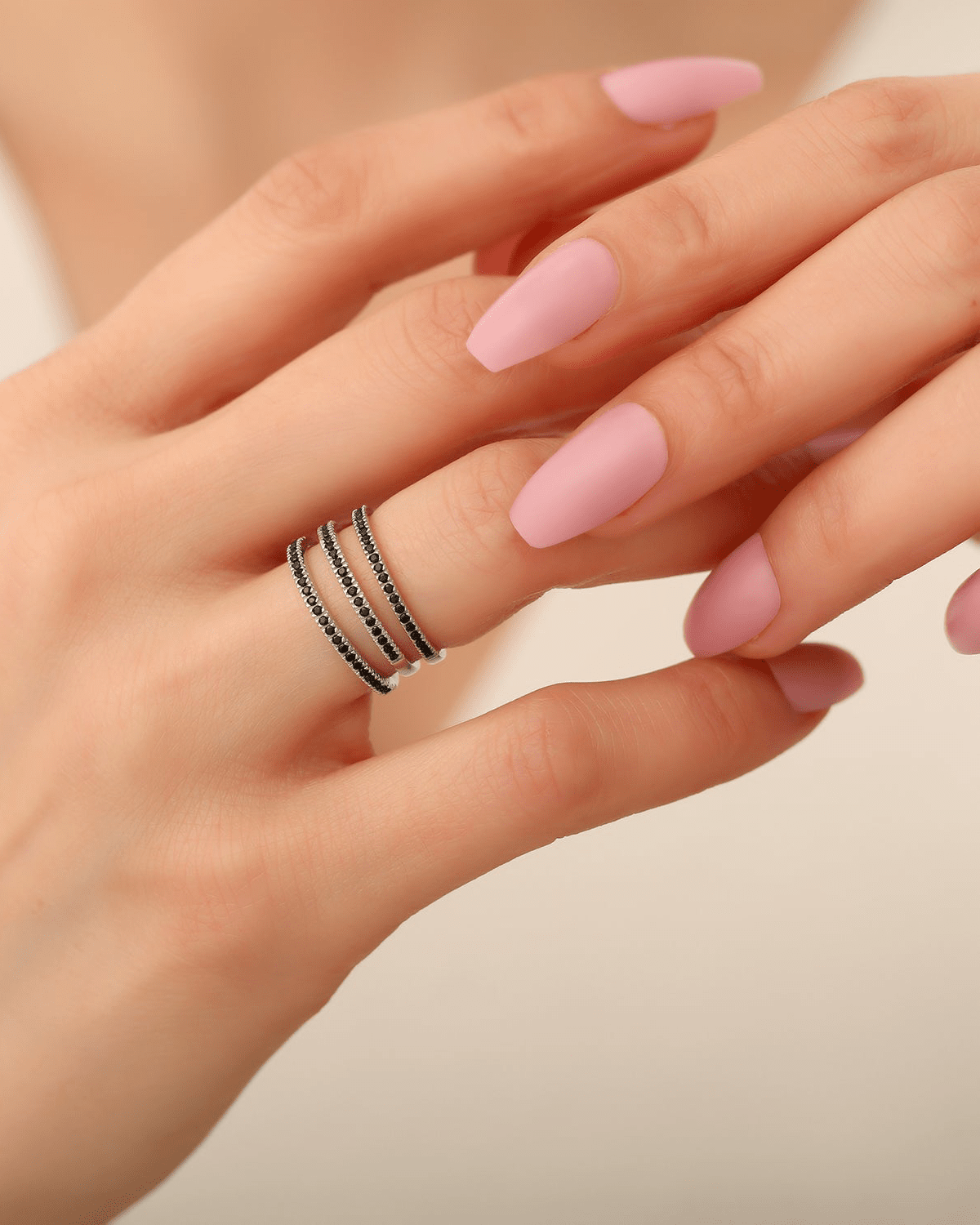 Zebra Trio Ring