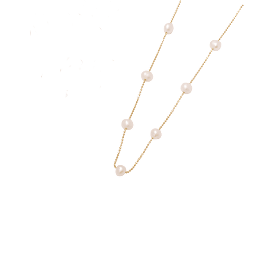 Precious Pearls Halskette - 14K Gold Edition